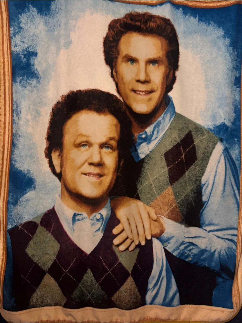 Step Brothers Blanket 50x60 Will Ferrell John C Reilly Silver Buffalo 2018